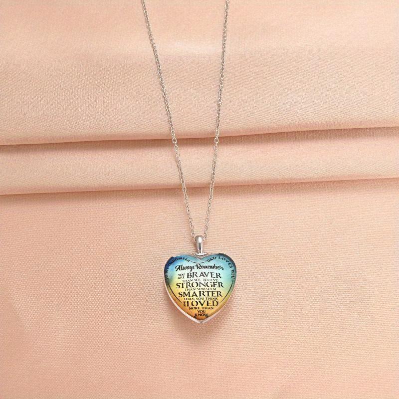 Crystal Pendant Alphabet Necklace English Birthday Gift