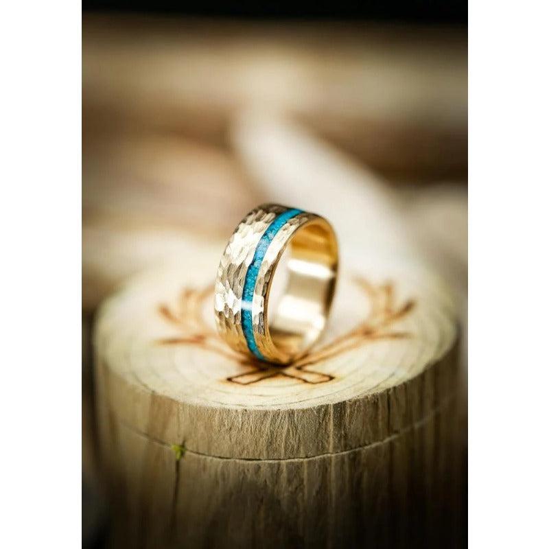 Hot Scenery Enamel Faceted Craft Ring