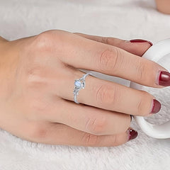 Moonstone Ring Ladies Engagement Ring Christmas Ring Ladies Jewelry