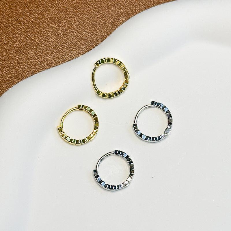 Geometric Polygonal Circle Earrings For Women