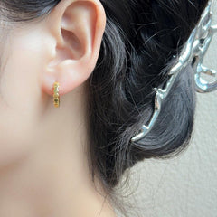 Geometric Polygonal Circle Earrings For Women