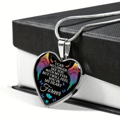 Heart Pendant Necklace Toy For Kids Daughters Holiday Birthday Christmas Gift
