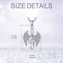 Angel Wings Pendant Necklace for Girls