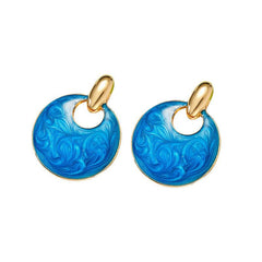 Geometric Irregular Retro Earrings For Women Girls