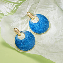 Geometric Irregular Retro Earrings For Women Girls