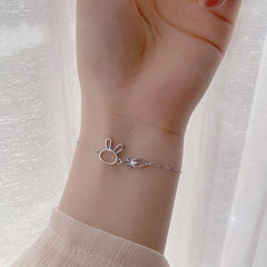 Rabbit Carrot Bracelet Japanese Heart Sen Tie Hand String