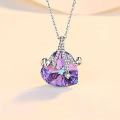 Heart Pendant Necklace Love Wedding Anniversary Gift
