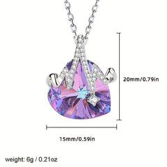 Heart Pendant Necklace Love Wedding Anniversary Gift