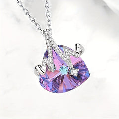 Heart Pendant Necklace Love Wedding Anniversary Gift