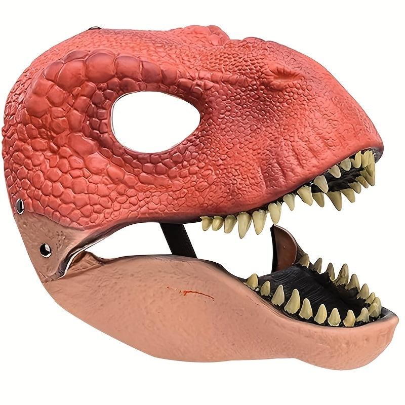 Dinosaur Mask Costume Dino Toys Head Covering Opening Jaw Realistic