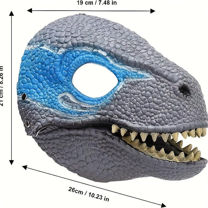 Dinosaur Mask Costume Dino Toys Head Covering Opening Jaw Realistic