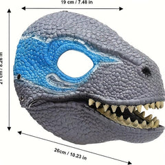 Dinosaur Mask Costume Dino Toys Head Covering Opening Jaw Realistic