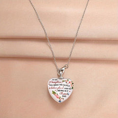 Love Crystal Pendant Necklace Letter Necklace English Birthday Gift