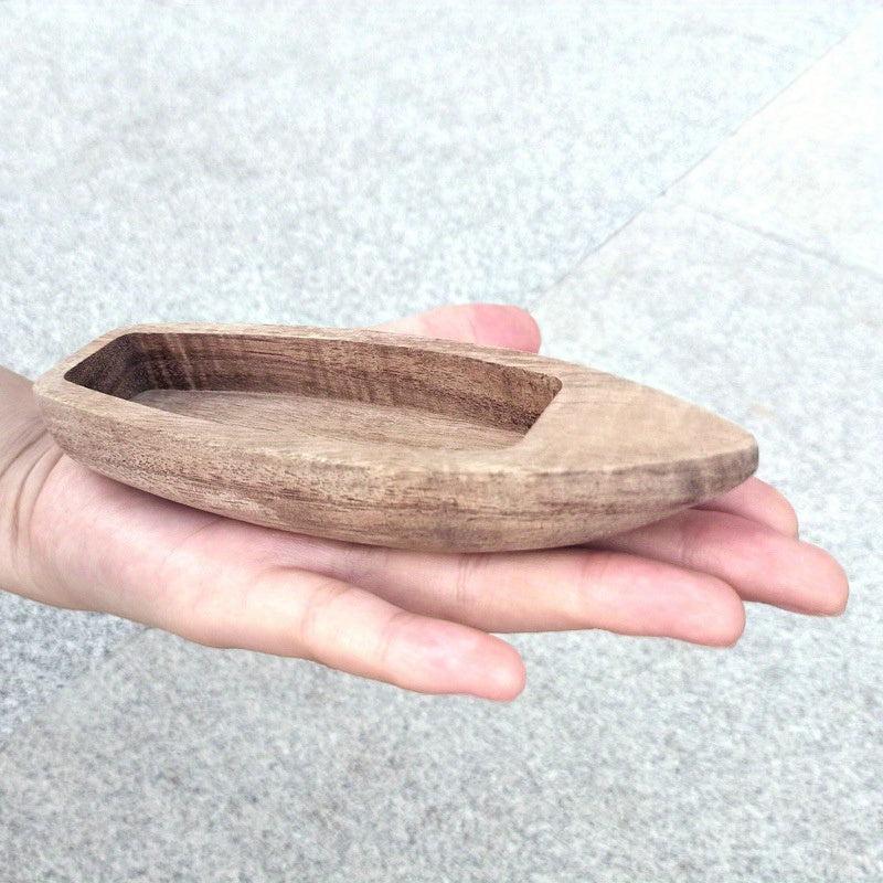 Wooden Toy Canoe for Bonsai Water Pool Model