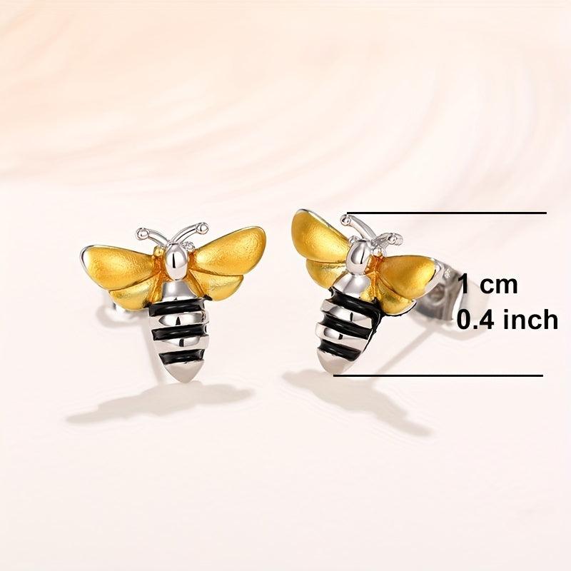 Bee Stud Earrings Animal Ear Jewelry Women
