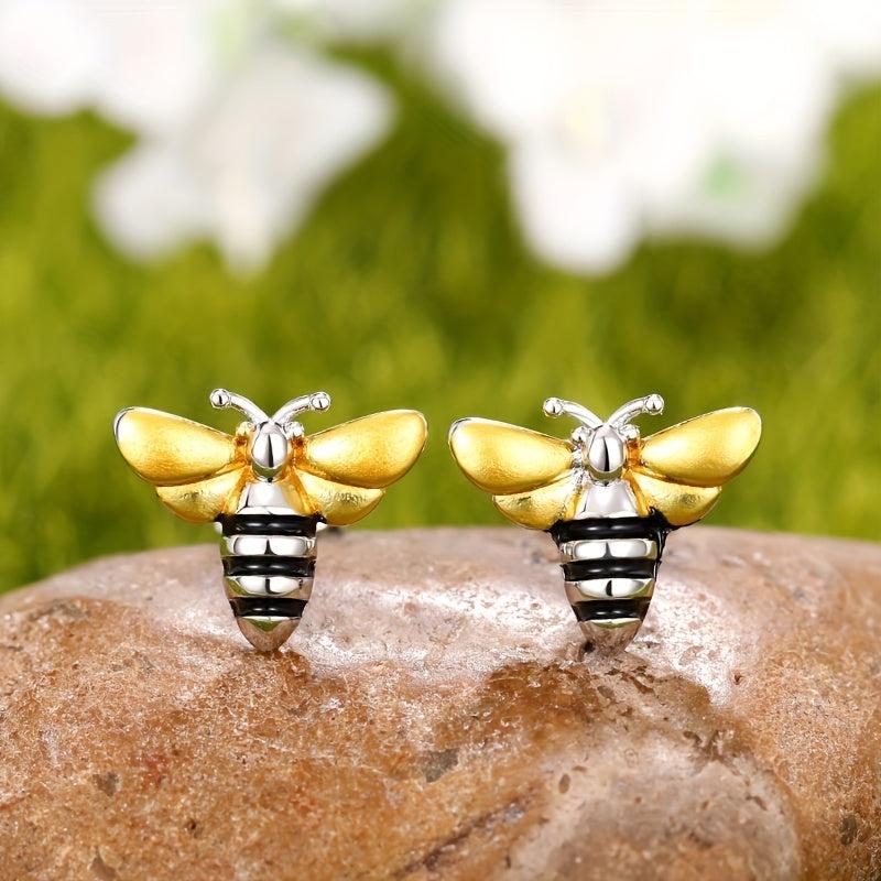 Bee Stud Earrings Animal Ear Jewelry Women