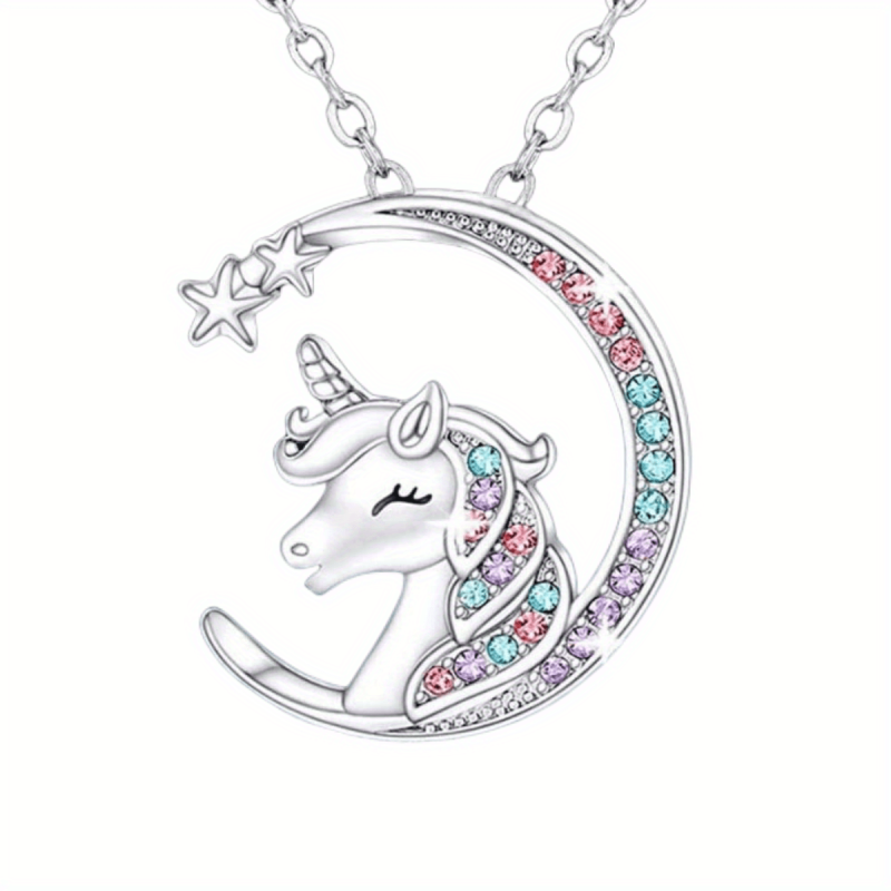 Unicorn Children's Necklace Girls Birthday Gift