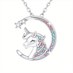 Unicorn Children's Necklace Girls Birthday Gift