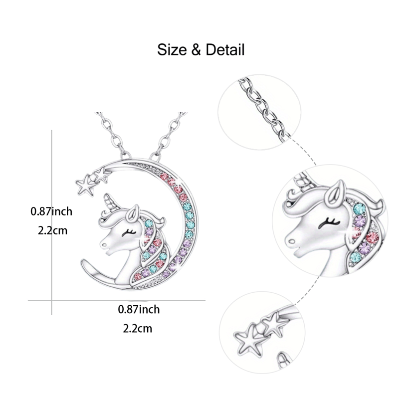 Unicorn Children's Necklace Girls Birthday Gift