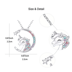 Unicorn Children's Necklace Girls Birthday Gift