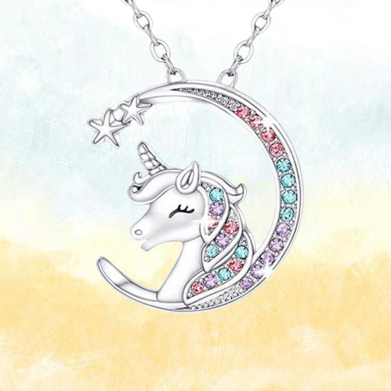 Unicorn Children's Necklace Girls Birthday Gift
