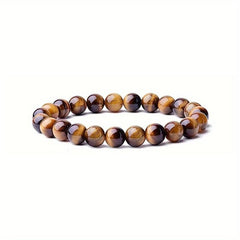 8mm Gemstone Healing Crystal Bracelet for Halloween & Christmas