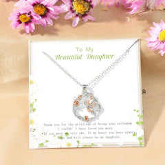 Delicate Rose Pendant Necklace Ladies Banquet Jewelry