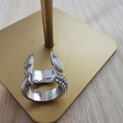 Metal Double layer Ear Bone Clip Rock Style Ear Clip Earrings
