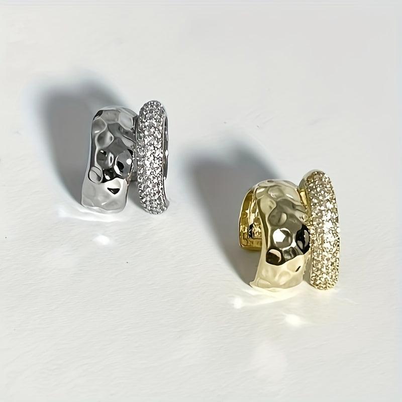 Metal Double layer Ear Bone Clip Rock Style Ear Clip Earrings
