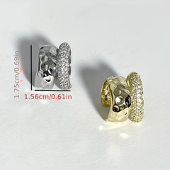 Metal Double layer Ear Bone Clip Rock Style Ear Clip Earrings