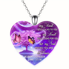 Crystal Pendant Necklace Dream Butterfly English Birthday Gift