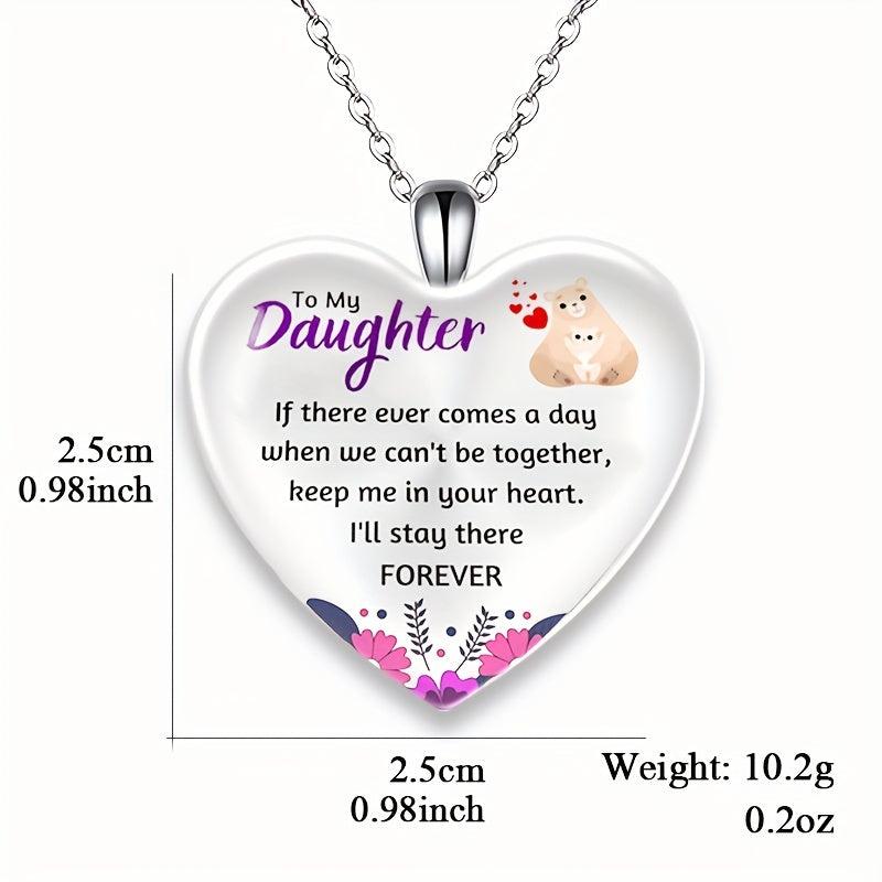 Crystal Pendant Alphabet Necklace English Birthday Gift for Him and Her