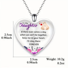 Crystal Pendant Alphabet Necklace English Birthday Gift for Him and Her