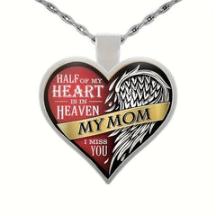 Heart Pendant Necklace Gift for Him Her