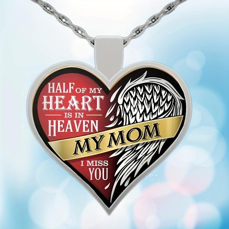 Heart Pendant Necklace Gift for Him Her