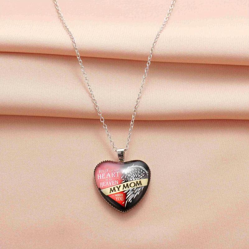 Heart Pendant Necklace Gift for Him Her