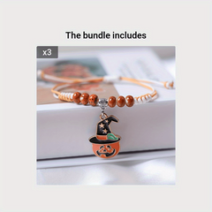 Pumpkin Bracelet Woven Ceramic Jewelry Gift Bracelet