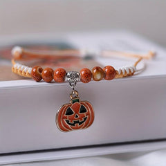 Pumpkin Bracelet Woven Ceramic Jewelry Gift Bracelet