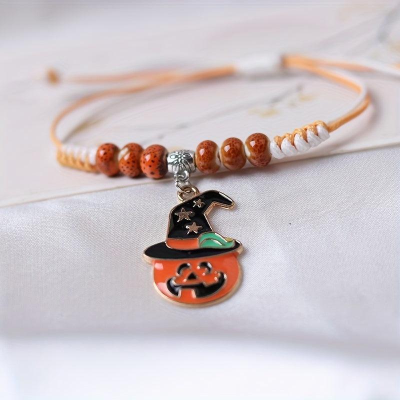 Pumpkin Bracelet Woven Ceramic Jewelry Gift Bracelet