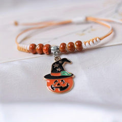 Pumpkin Bracelet Woven Ceramic Jewelry Gift Bracelet