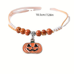Pumpkin Bracelet Woven Ceramic Jewelry Gift Bracelet
