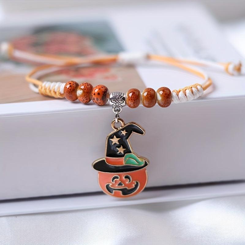 Pumpkin Bracelet Woven Ceramic Jewelry Gift Bracelet