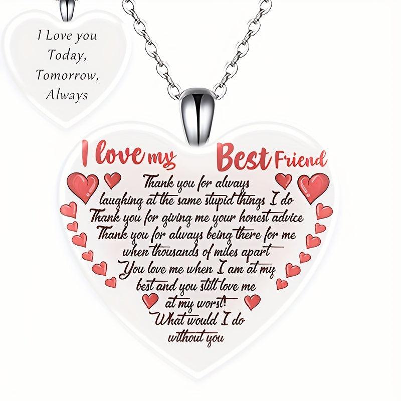 Crystal Pendant Necklace Urban Accessories English Birthday Gift