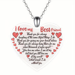 Crystal Pendant Necklace Urban Accessories English Birthday Gift