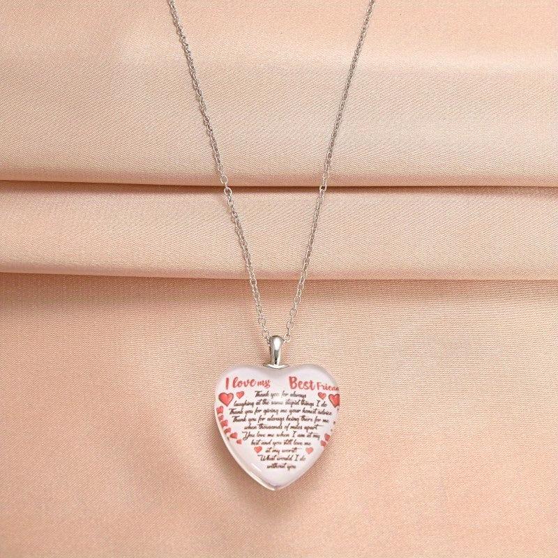 Crystal Pendant Necklace Urban Accessories English Birthday Gift
