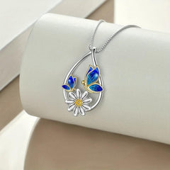 Butterfly Pendant Necklace Men's Women's Banquet Jewelry
