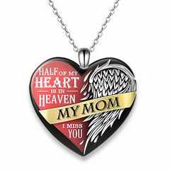 Crystal Love Pendant Necklace Letter Necklace Birthday Gift