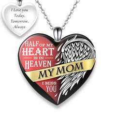 Crystal Love Pendant Necklace Letter Necklace Birthday Gift
