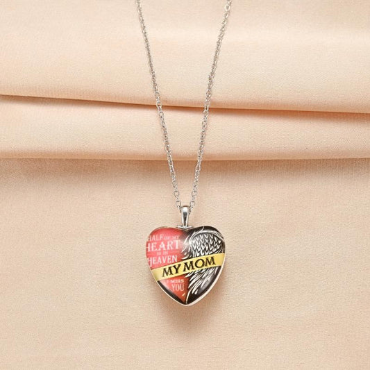 Crystal Love Pendant Necklace Letter Necklace Birthday Gift