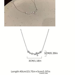 Women's Bow Necklace Light Collarbone Chain